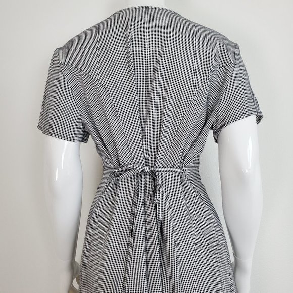 HELD Vintage 90's Black Gingham Maxi Dress - Picture 5 of 10